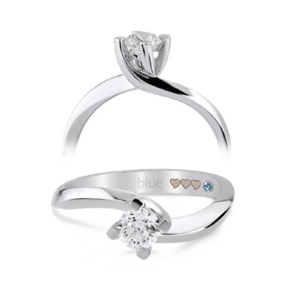 Moderner Diamant Verlobungsring