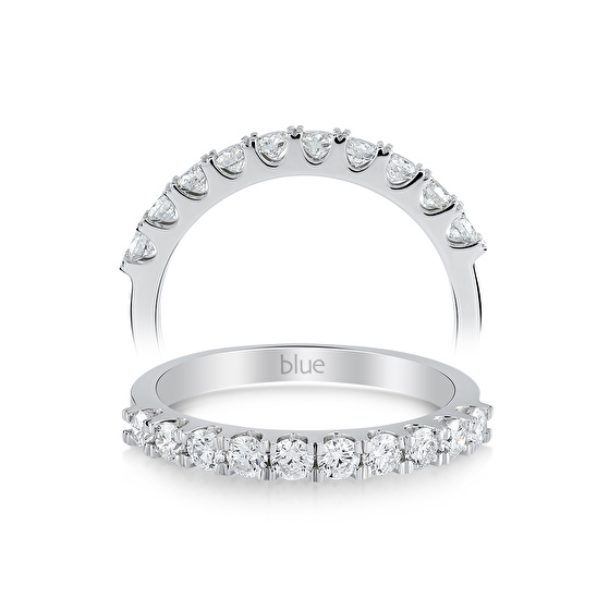 Halbmemoire Diamantring