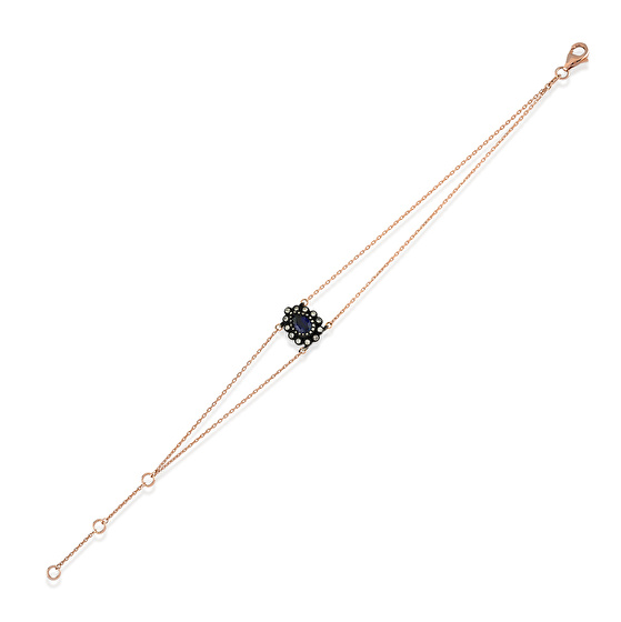 Rose Cut Saphir Armband