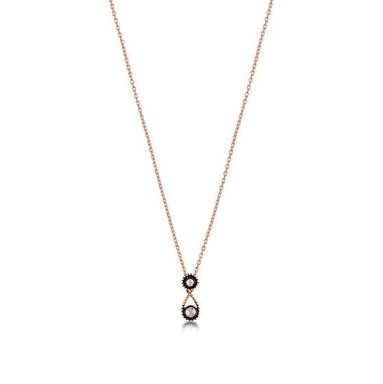 Rose Cut Diamant Halskette