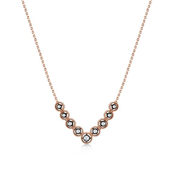 Rose Cut Diamant Halskette