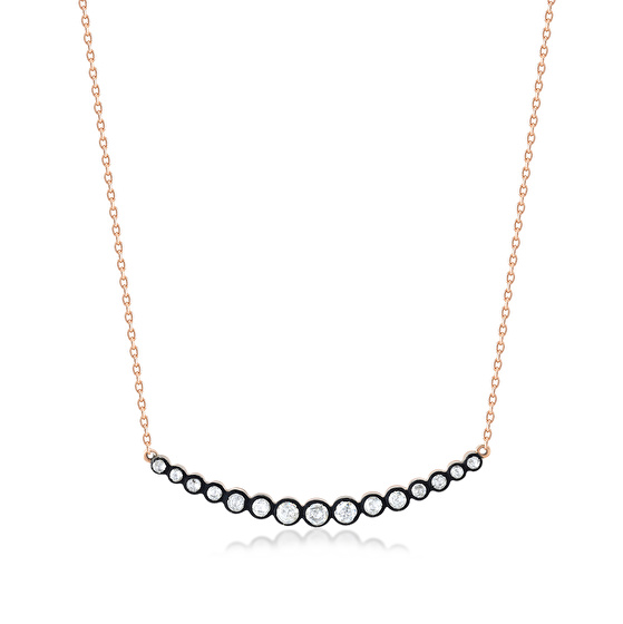 Rose Cut Diamant Halskette