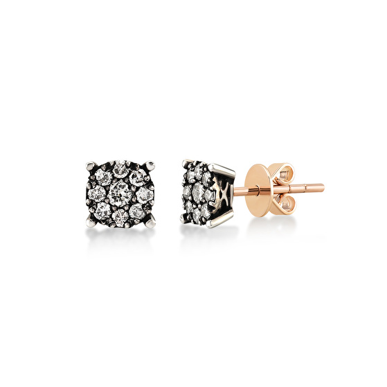 Rose Cut Ohrring