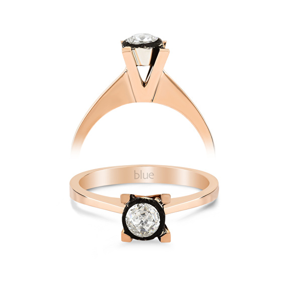 Rose Cut Diamantring
