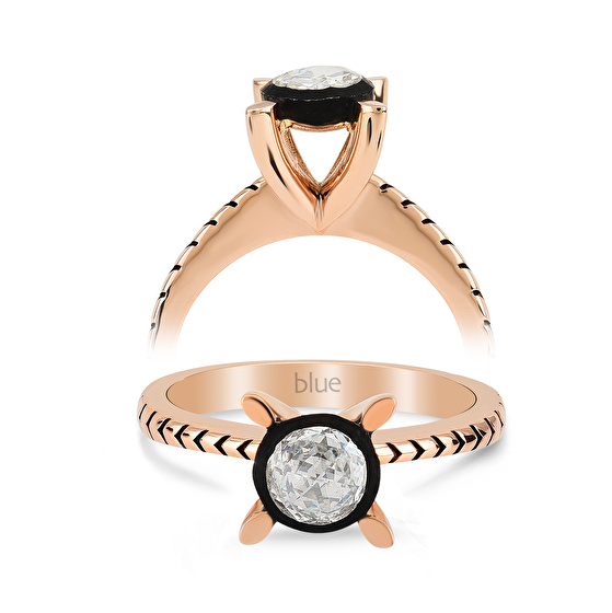 Rose Cut Diamantring