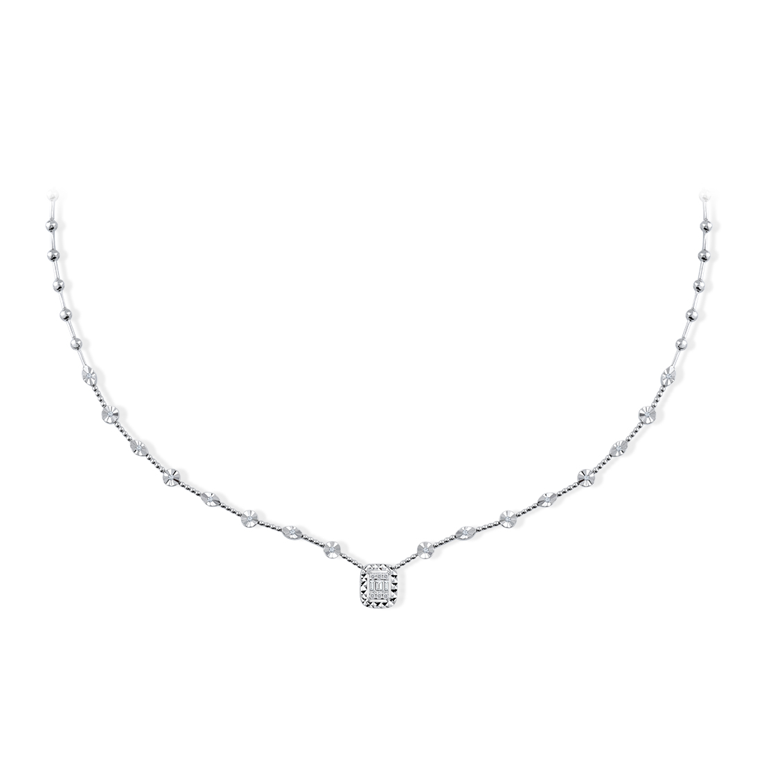 Baguette Diamant Collier