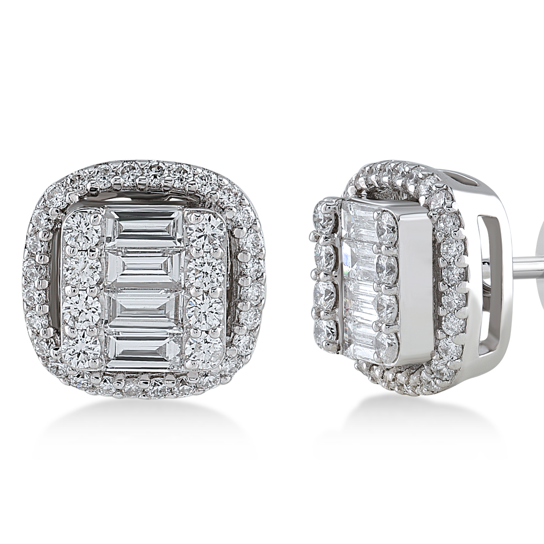 Baguette Diamant Ohrring