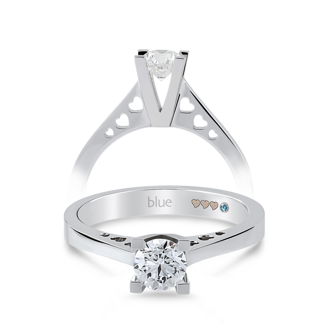 Best of Blue Diamant Verlobungsring