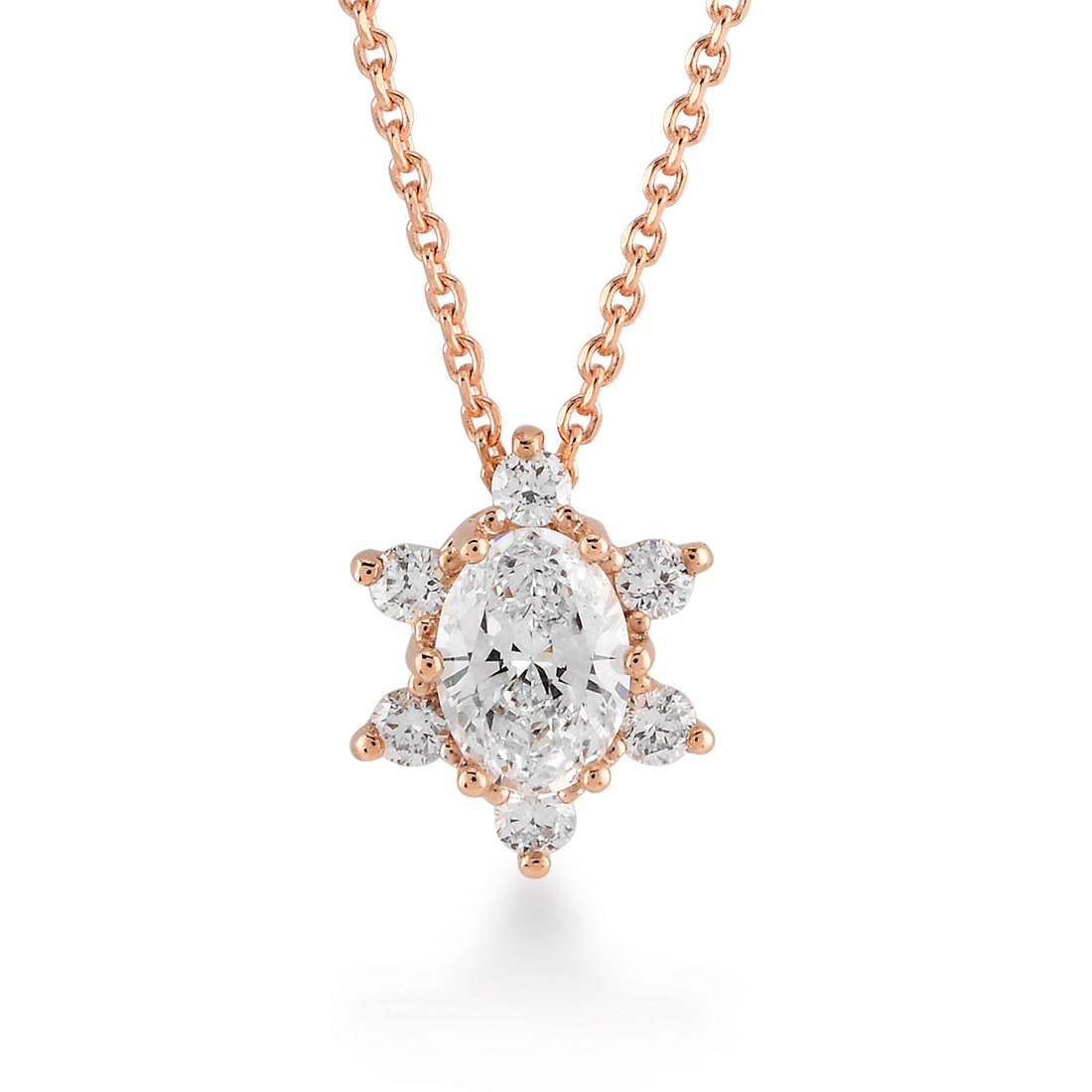 Lotus Diamant Halskette