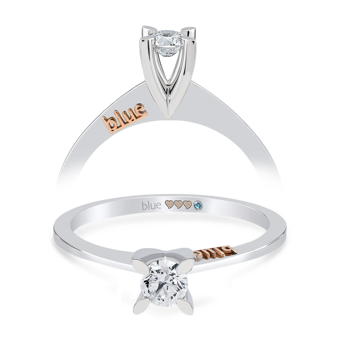 Solitär Diamant Verlobungsring