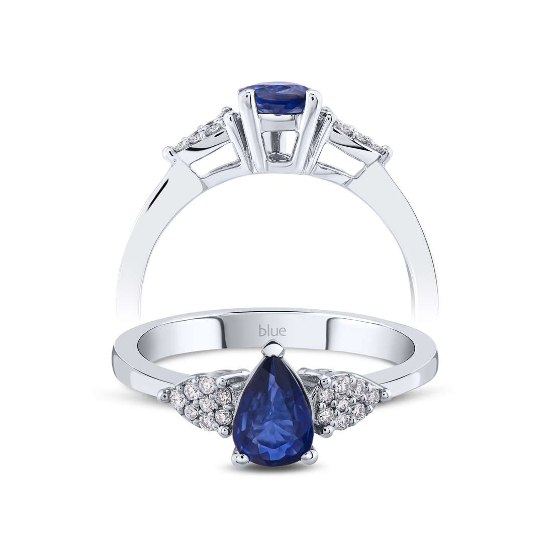 Saphir Diamantring