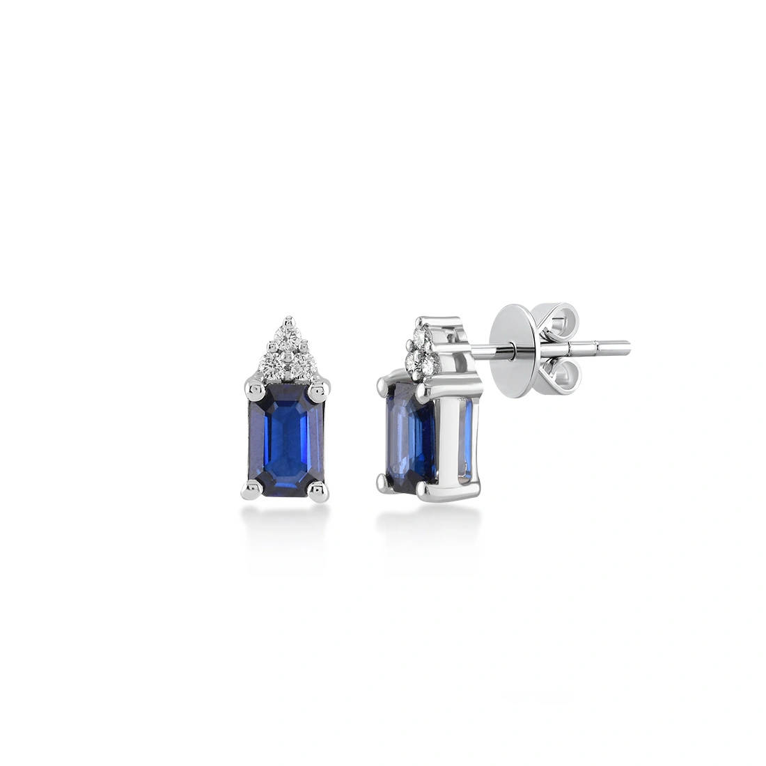 Saphir Diamant Ohrstecker